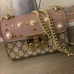 Dusty Rose Pearl Purse